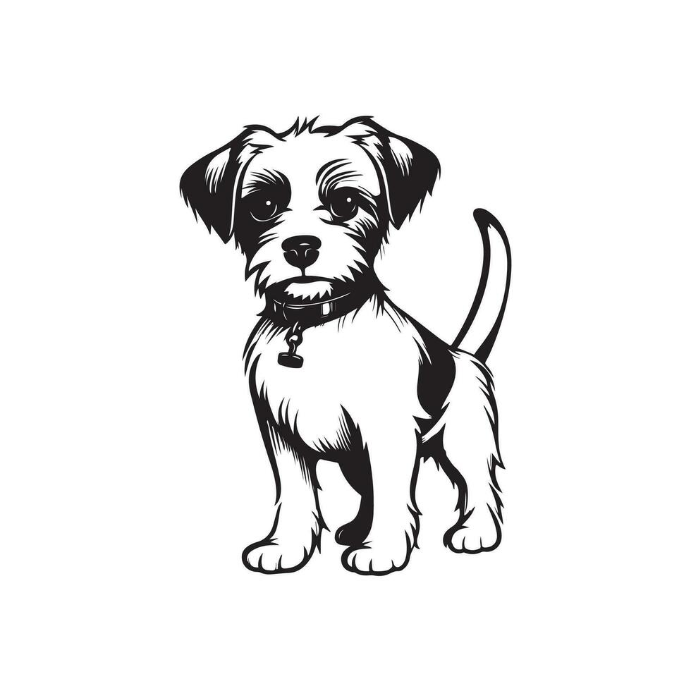 Dog image Vector, art and Illustration vector