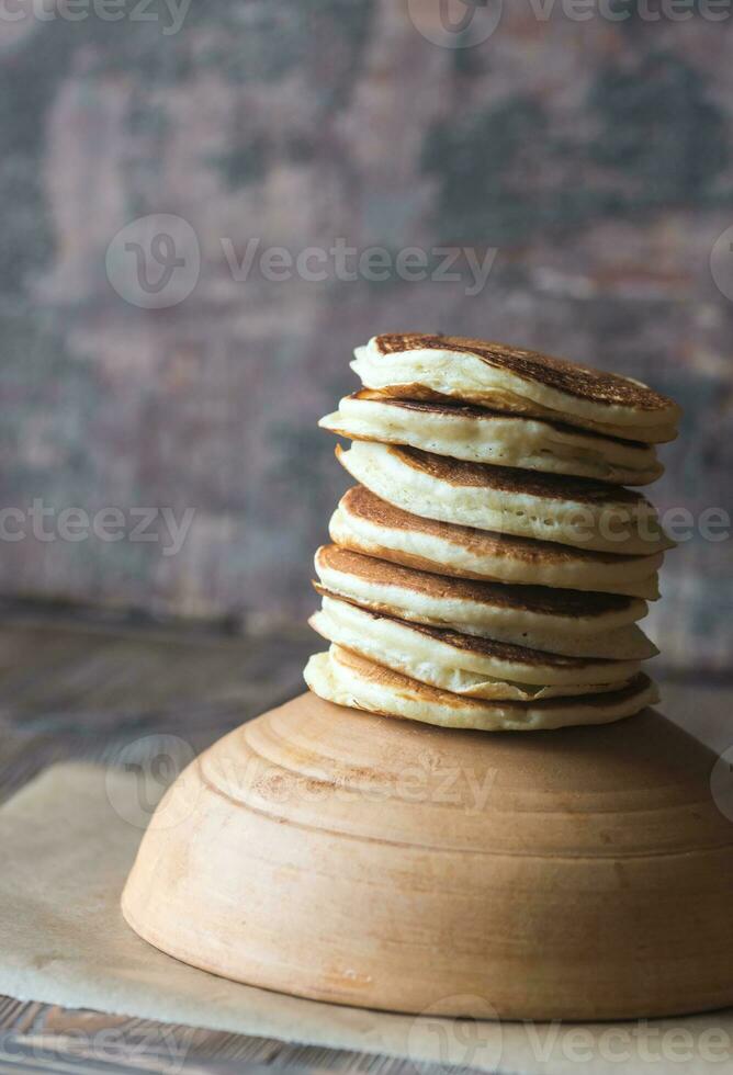 Stack of pancakes photo