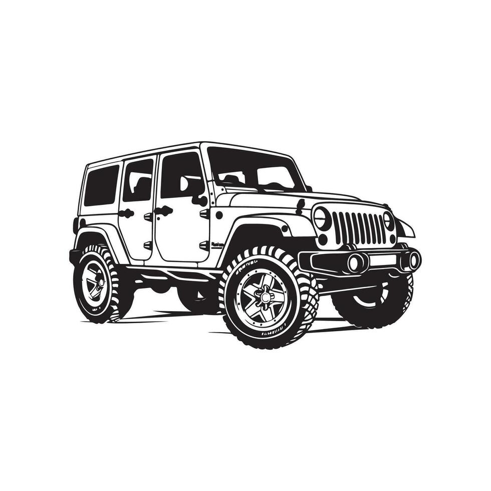 Suv Car Vector Art, Icons, and Graphics