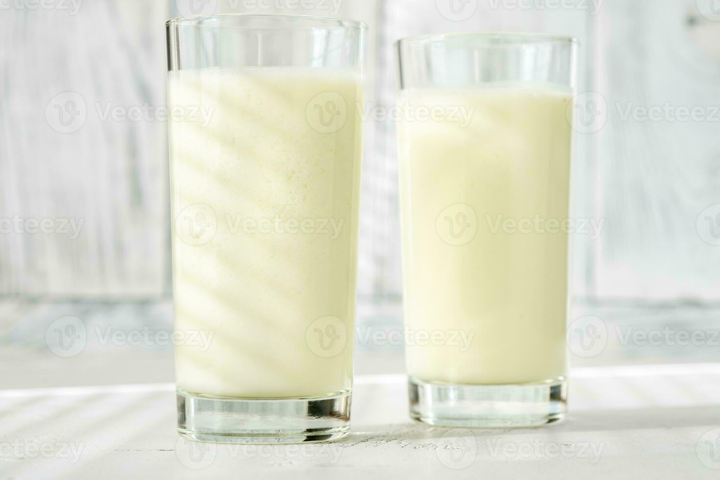 Glasses of brazilian lemonade photo