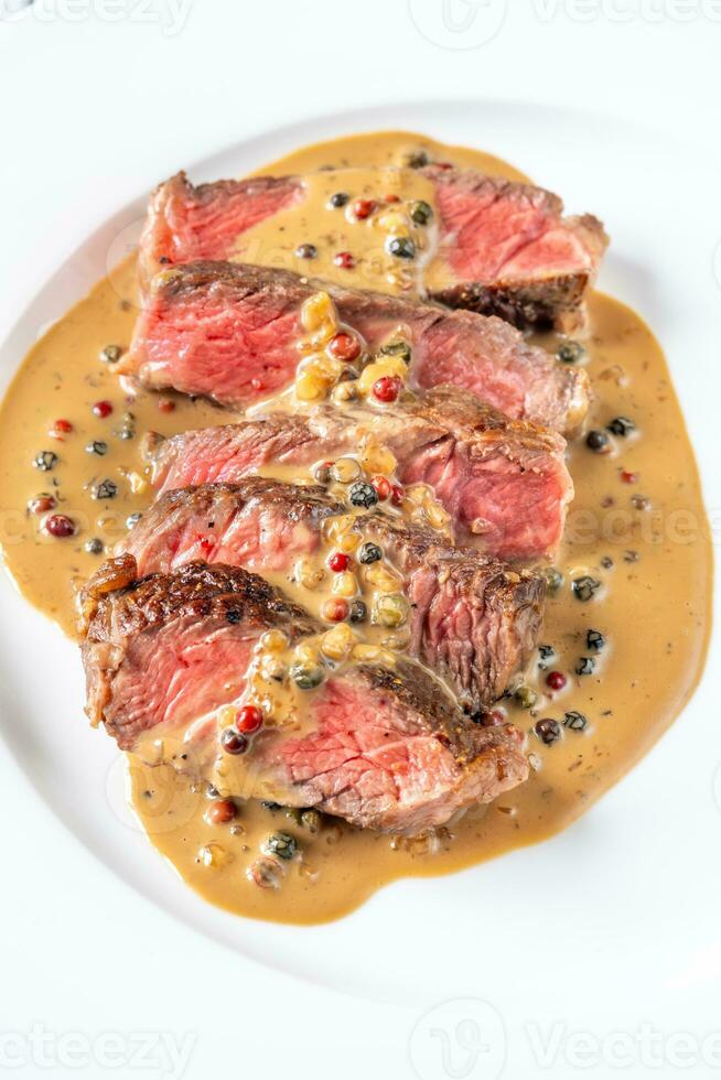 Steak au poivre photo