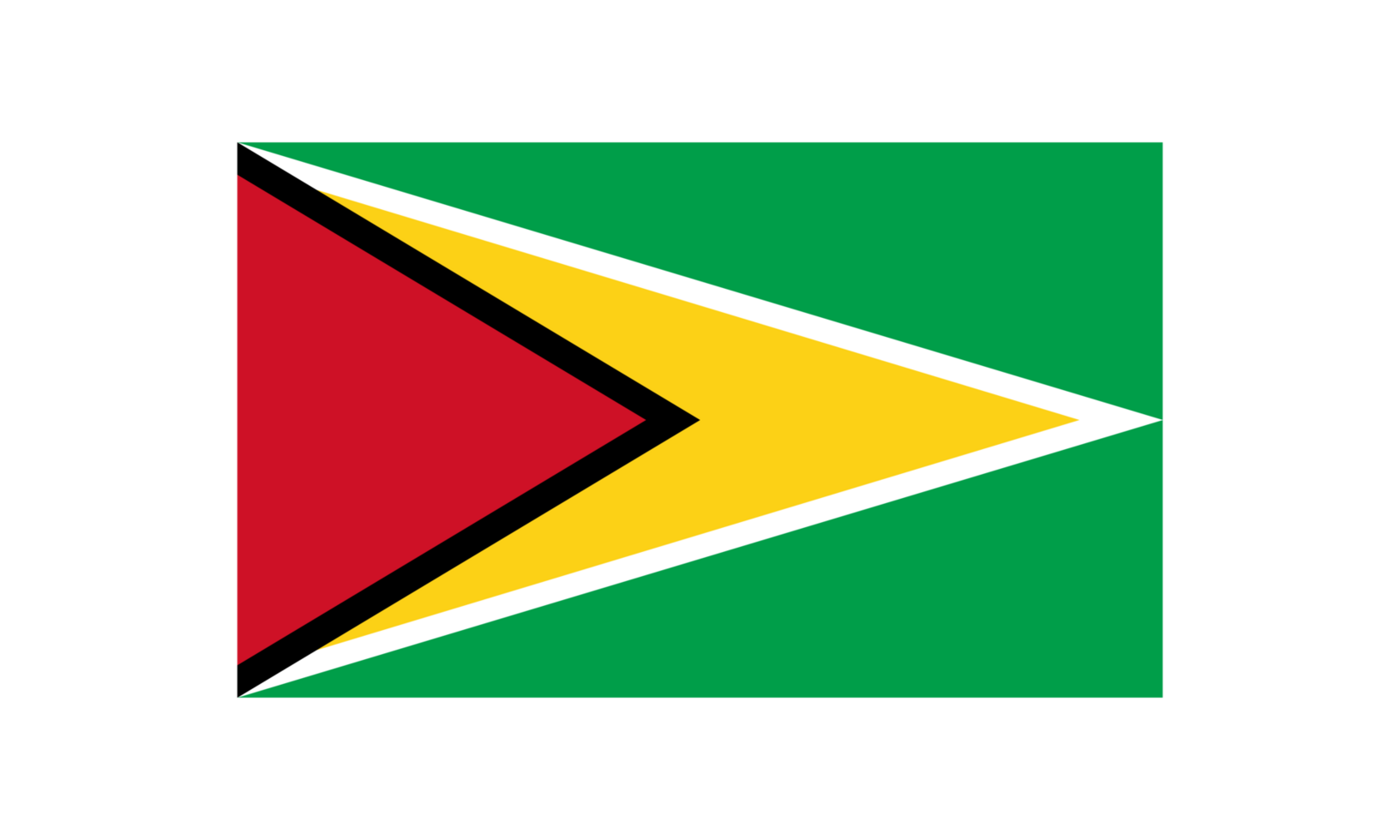 Guiana nacional bandeira dentro original Razão transparente png