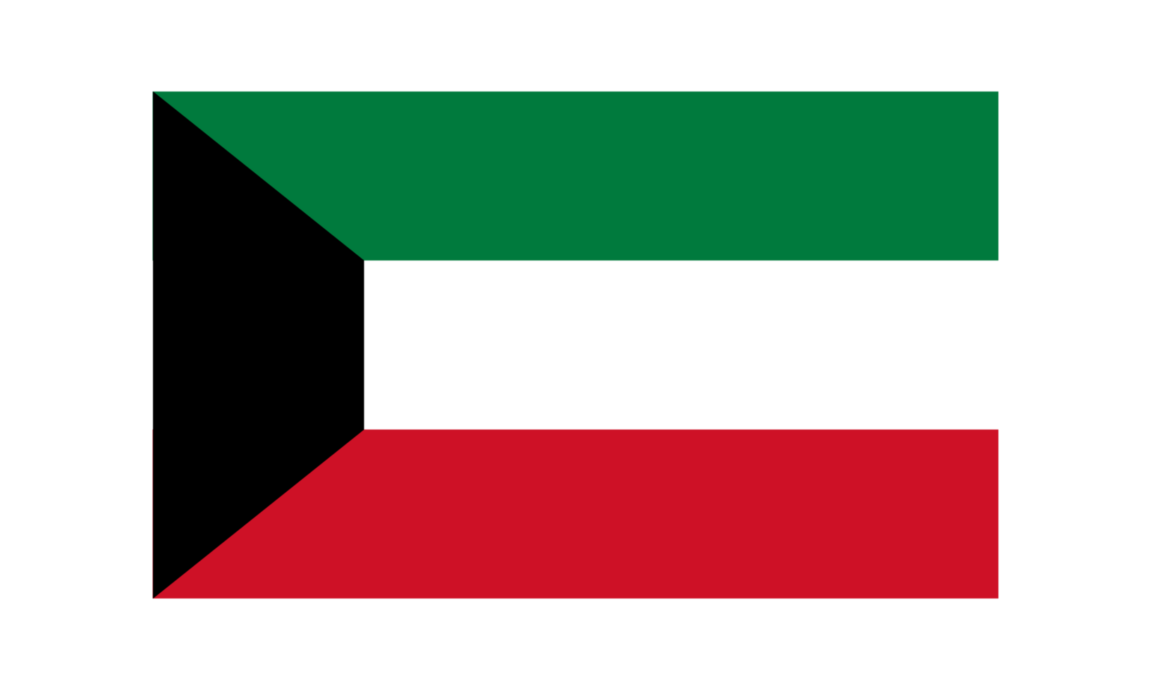 Kuwait national flag transparent png