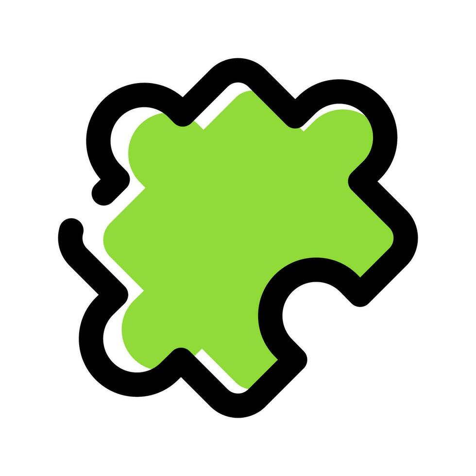 Puzzle icon vector symbol design illustration