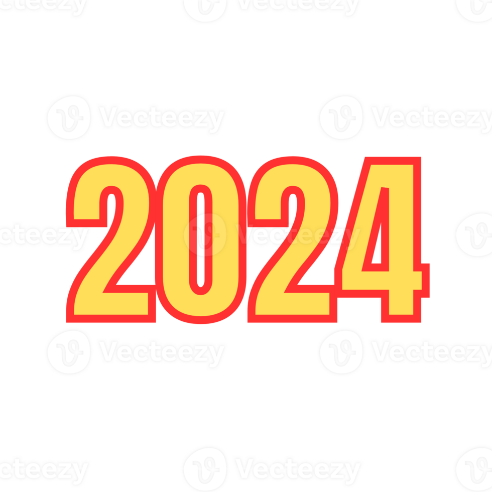 2024 text effect design png