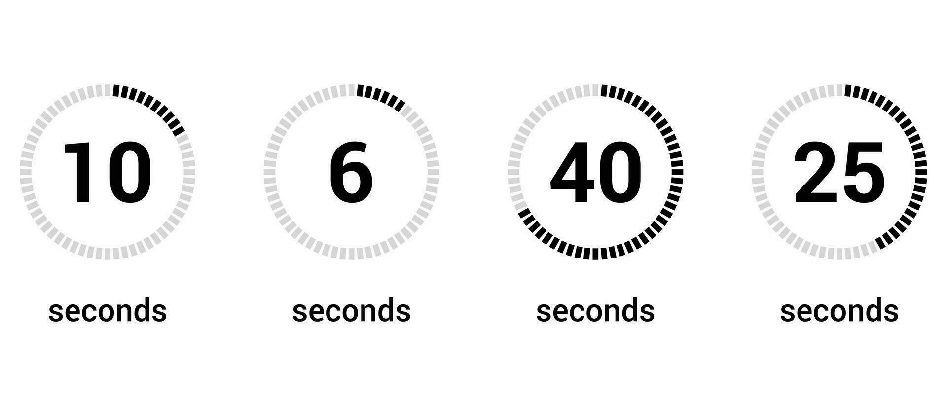 second clock loading  vector display design.