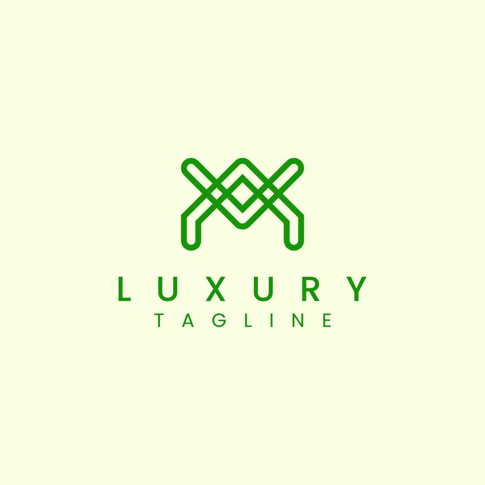 Initial Luxury Letter AV Logo Design Vector image