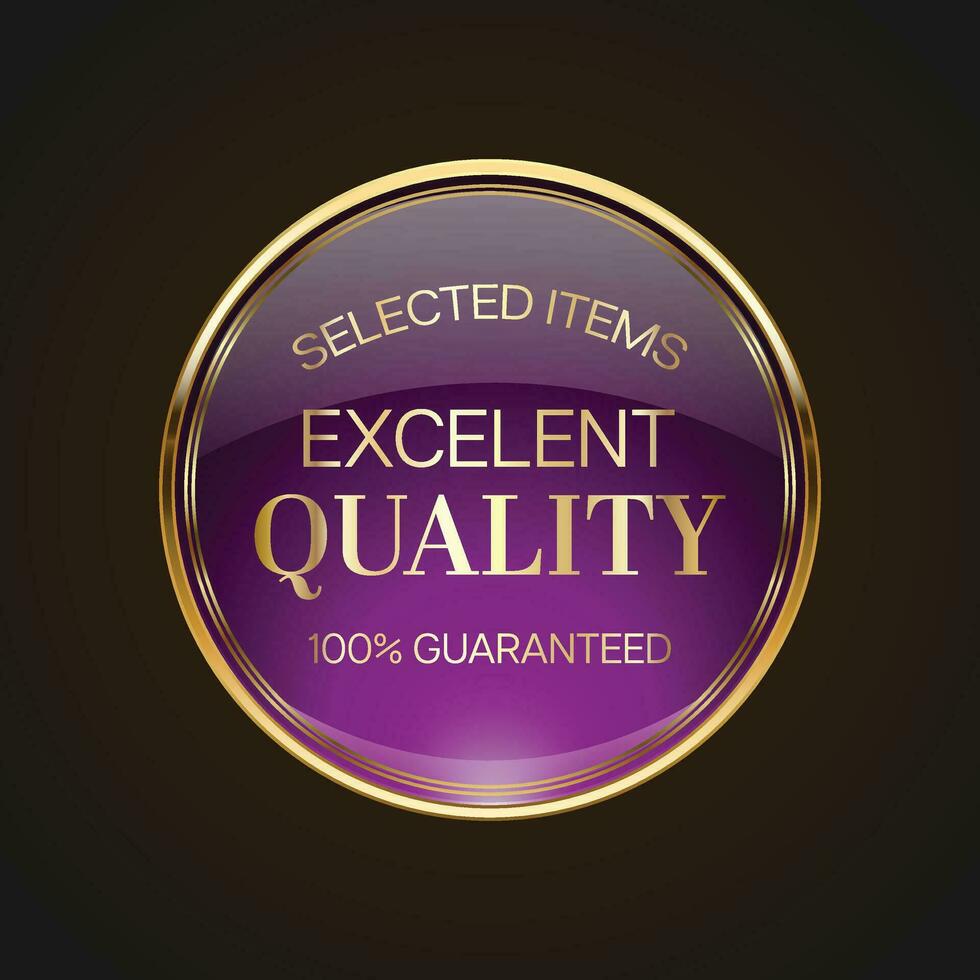 Luxury golden purple sale badges and labels. Retro vintage sale circle badge design vector
