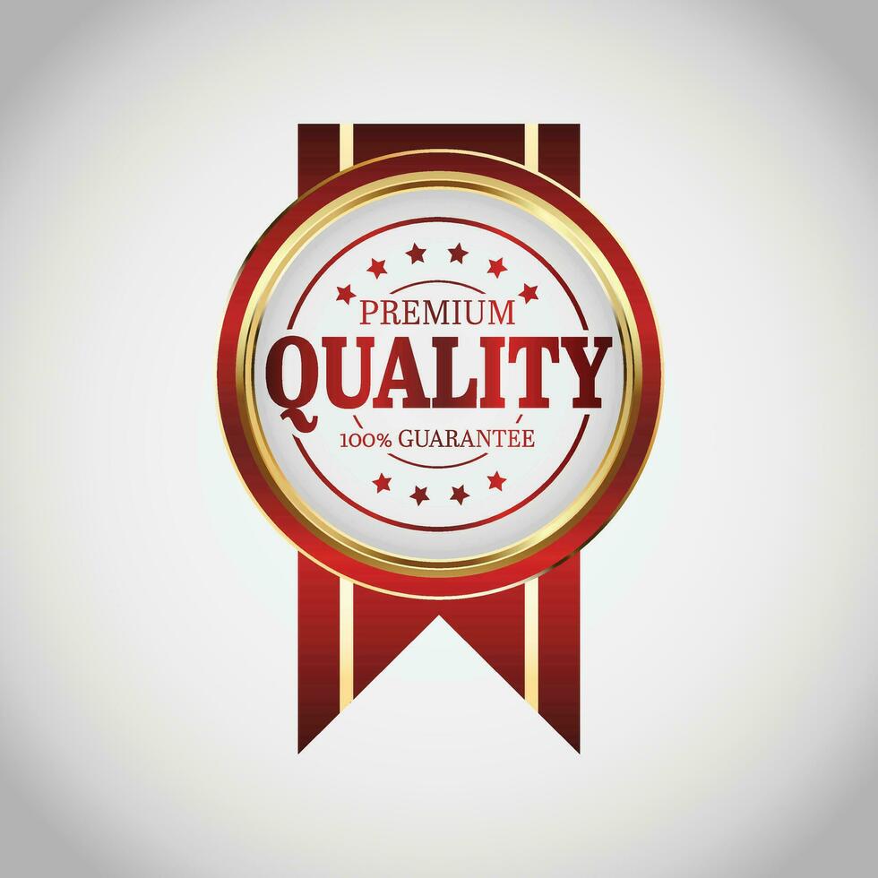 Luxury golden red sale badges and labels. Retro vintage sale circle badge design vector