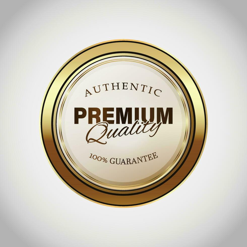 Luxury golden sale badges and labels. Retro vintage sale circle badge design vector