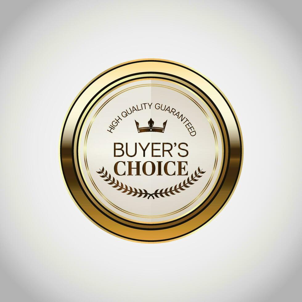 Luxury golden sale badges and labels. Retro vintage sale circle badge design vector
