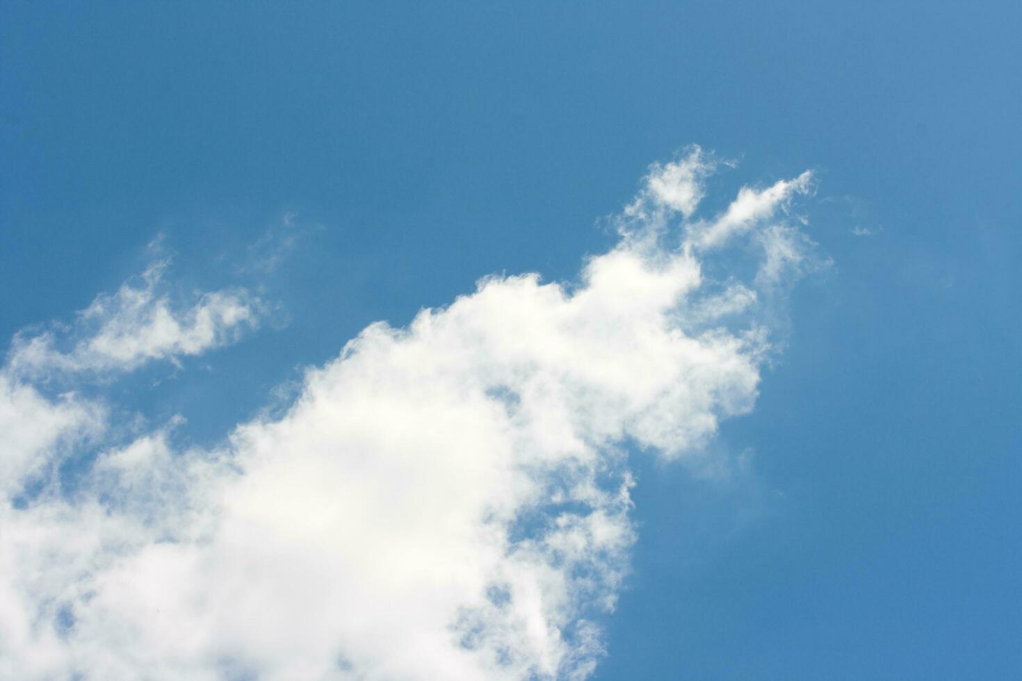 blue sky with cloud photo