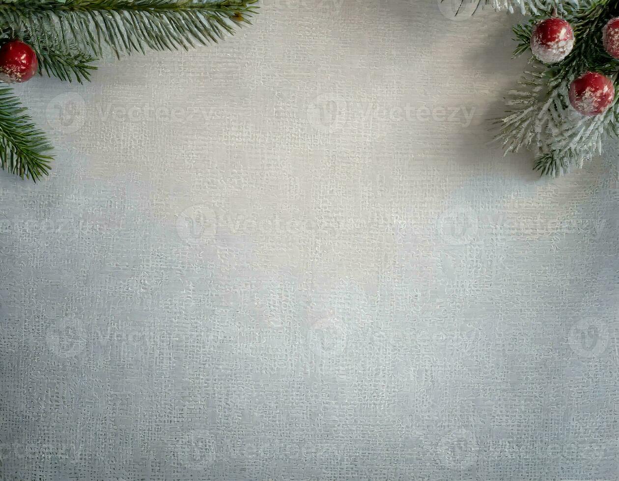AI generated Winter background, Christmas Background. photo