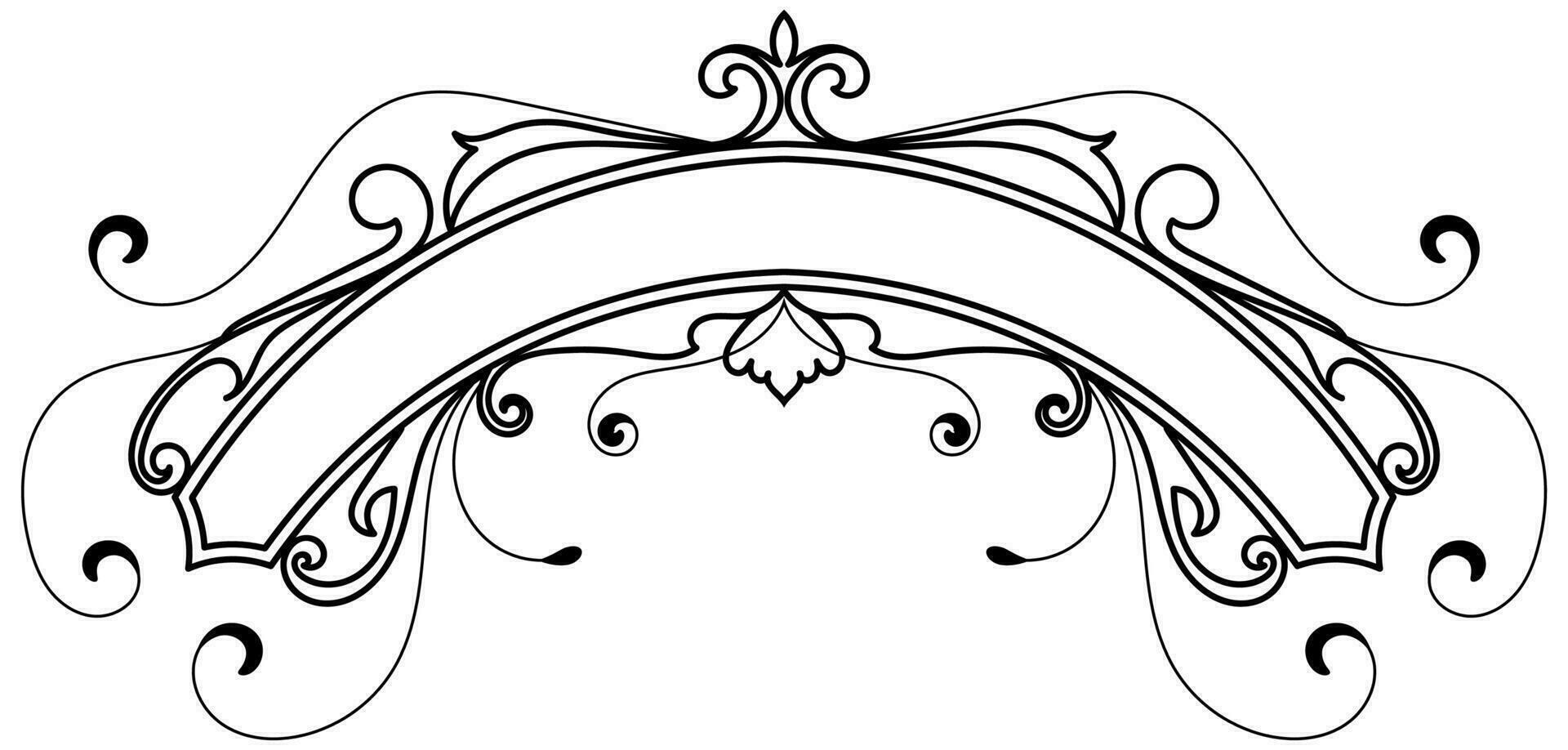 vintage horizontal frame Label lines for making catalogs and brochures