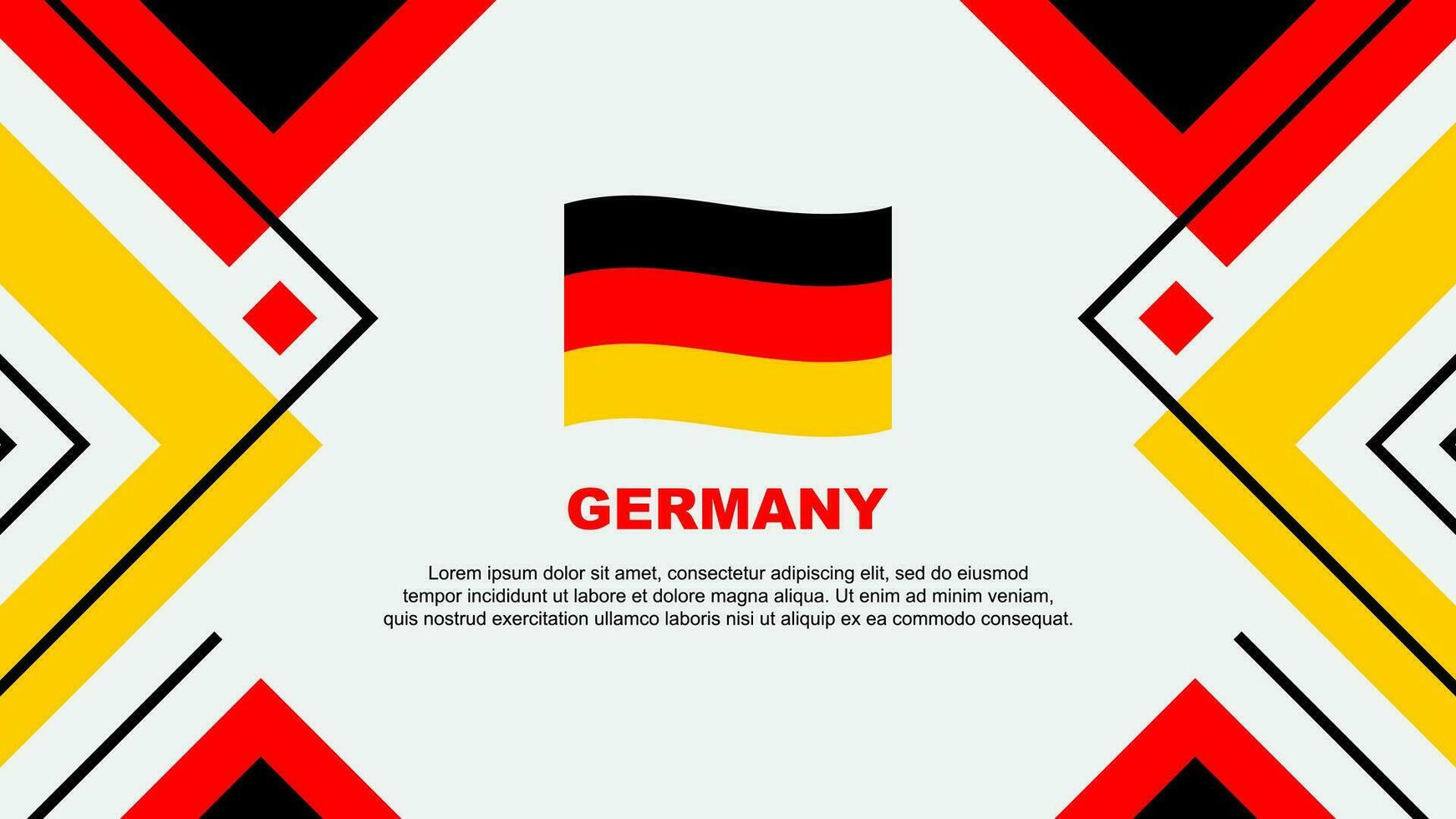 Alemania bandera resumen antecedentes diseño modelo. Alemania independencia día bandera fondo de pantalla vector ilustración. Alemania ilustración