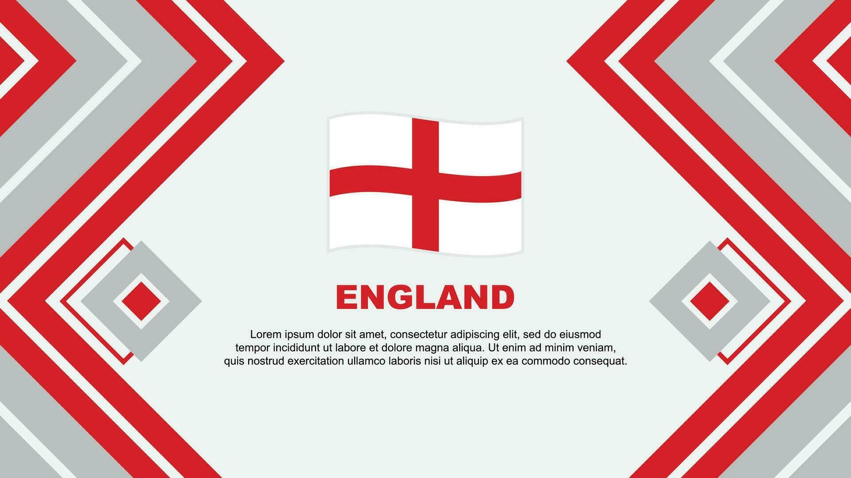 England Flag Abstract Background Design Template. England Independence Day Banner Wallpaper Vector Illustration. England Design