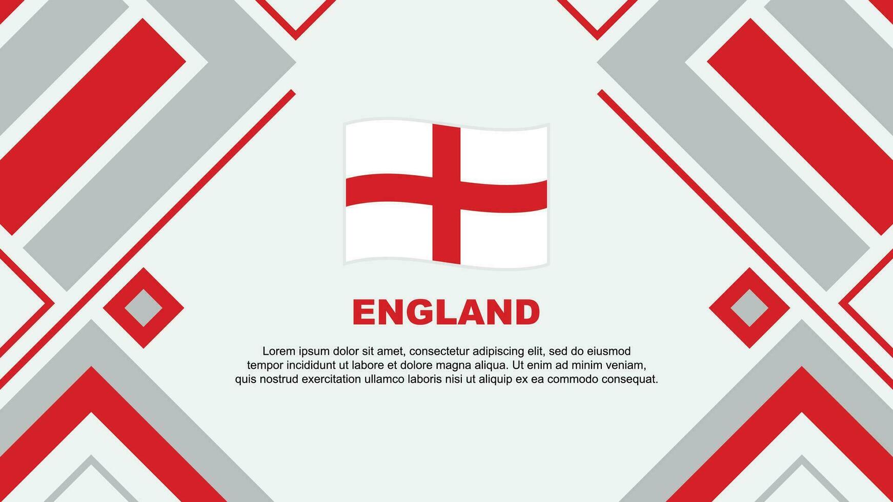 England Flag Abstract Background Design Template. England Independence Day Banner Wallpaper Vector Illustration. England Flag