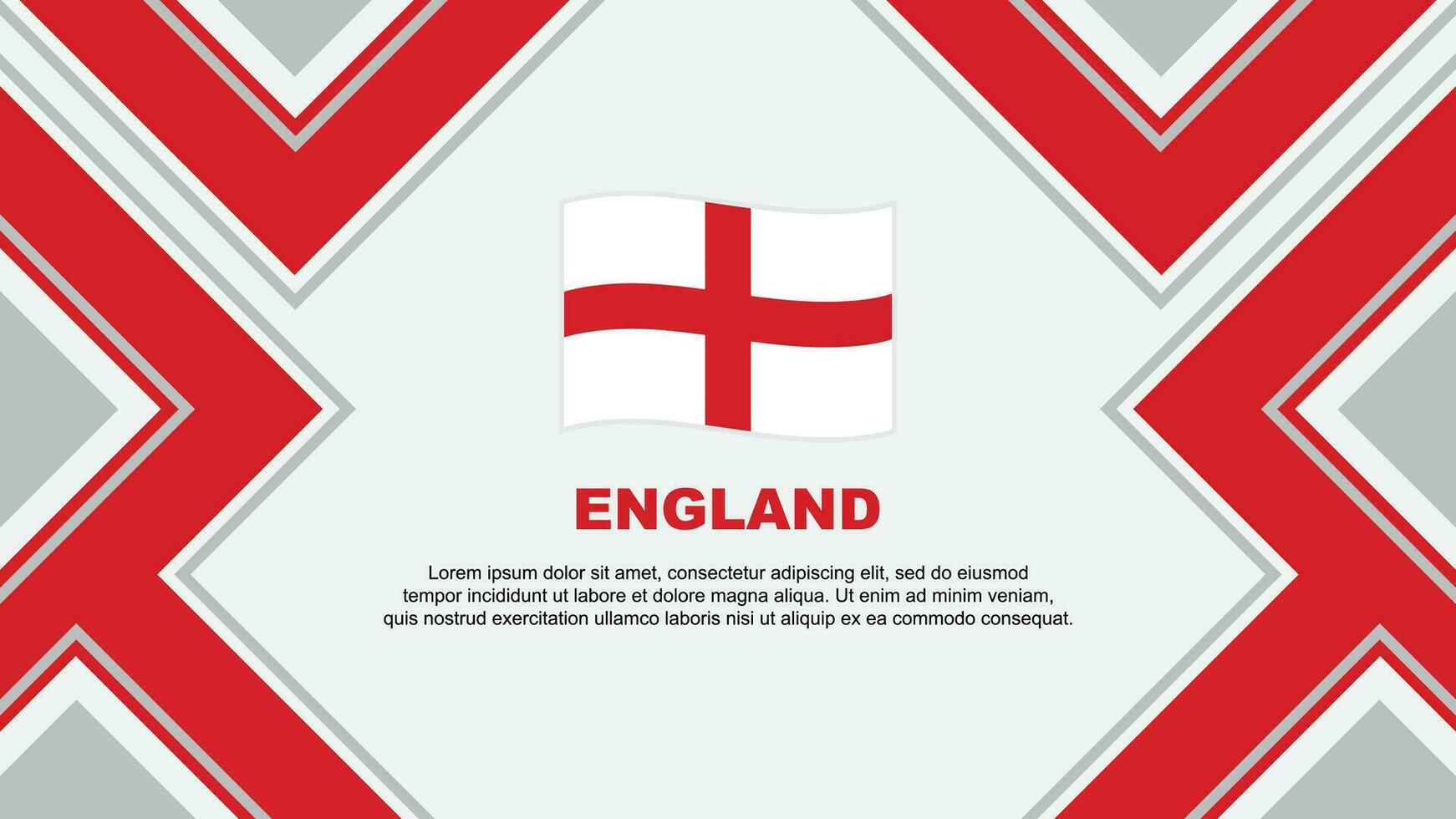 England Flag Abstract Background Design Template. England Independence Day Banner Wallpaper Vector Illustration. England Vector