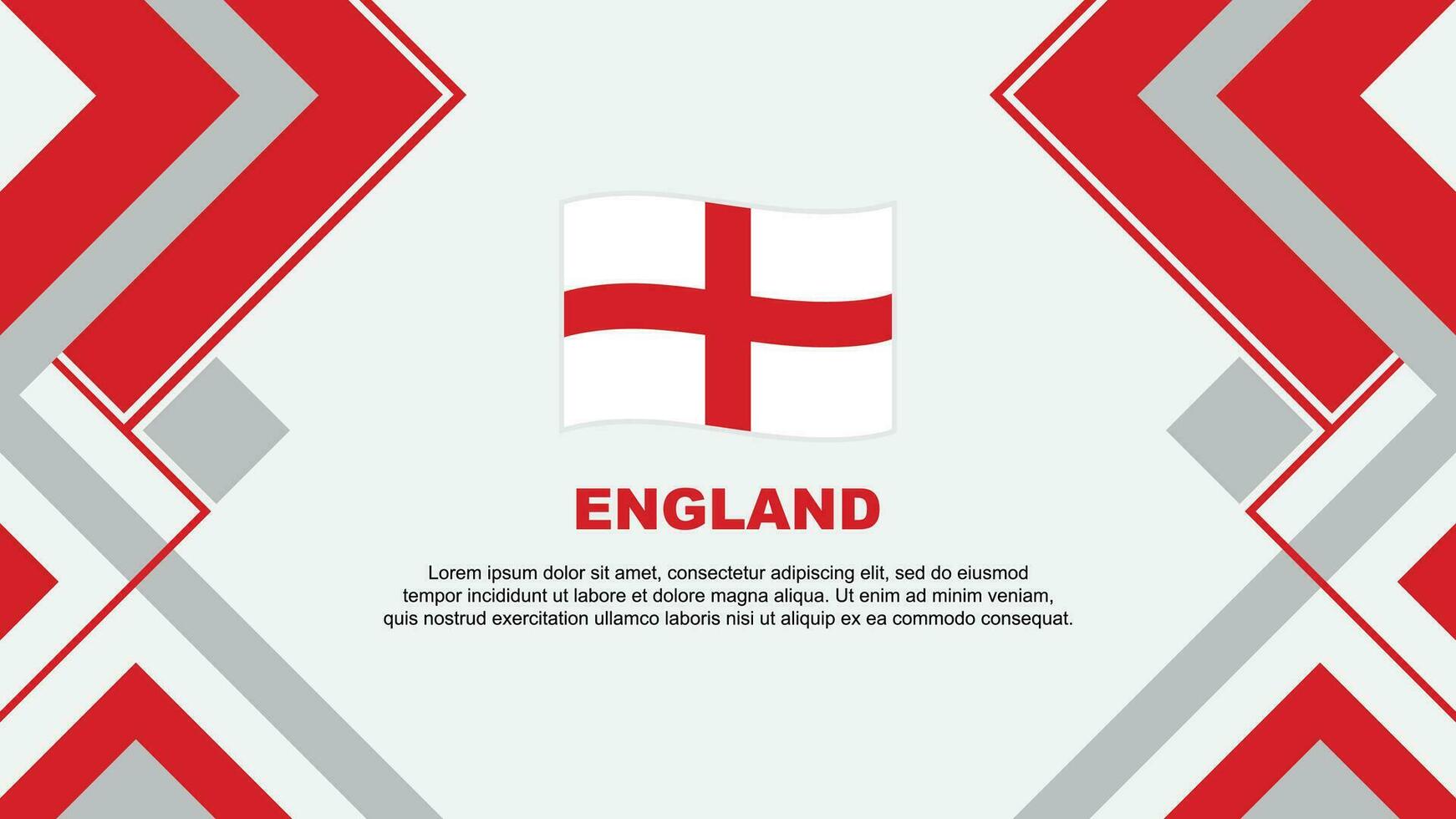 England Flag Abstract Background Design Template. England Independence Day Banner Wallpaper Vector Illustration. England Banner