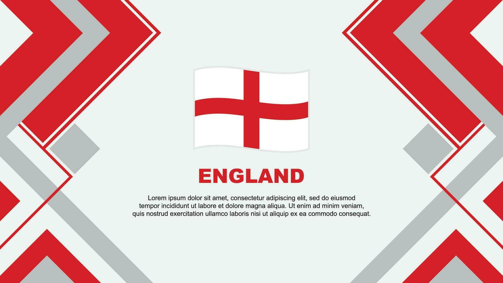 England Flag Abstract Background Design Template. England Independence Day Banner Wallpaper Vector Illustration. England Banner