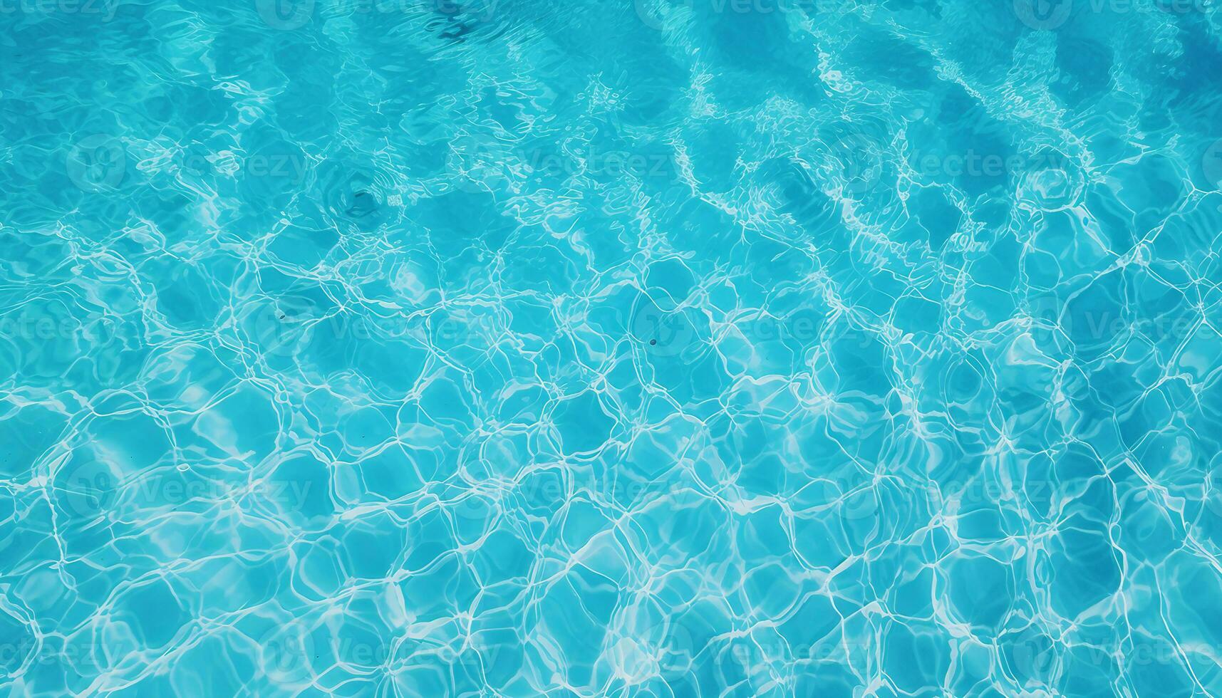 water swimming pool texture top view, Blue ripped water in swimming pool, abstract summer banner background water waves in sunlight with copy space photo