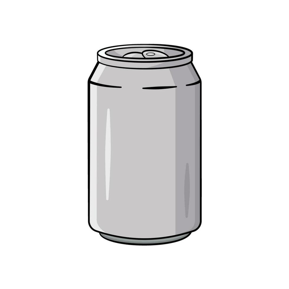 Aluminium can icon vector