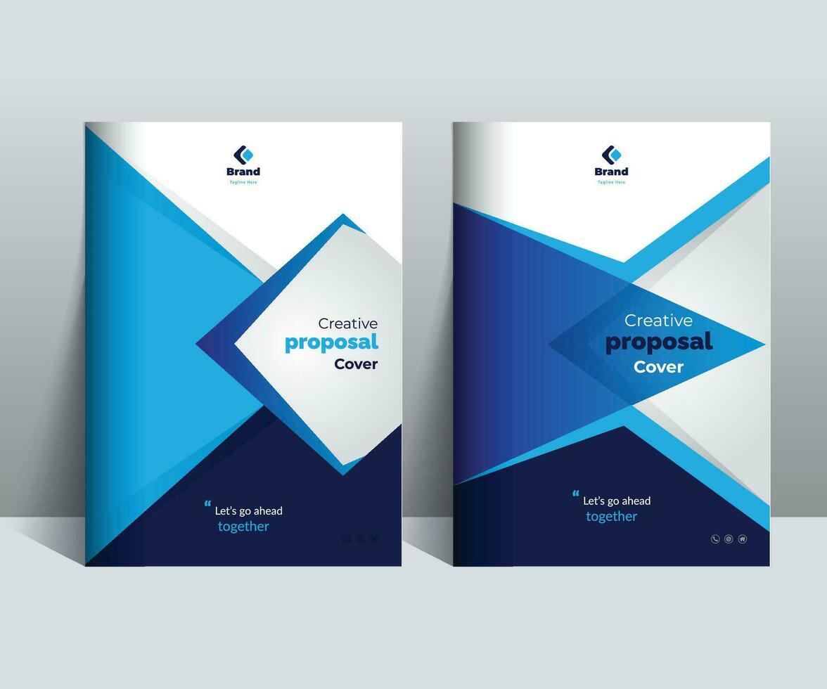 Business Proposal Cover Design template Concepts vector