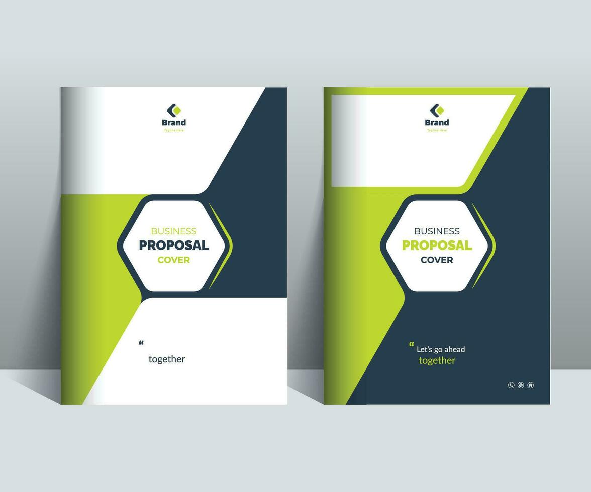 Business Proposal Cover Design Template concepts vector