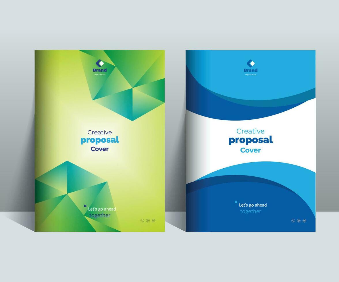 Business Proposal Cover Design template Concepts vector