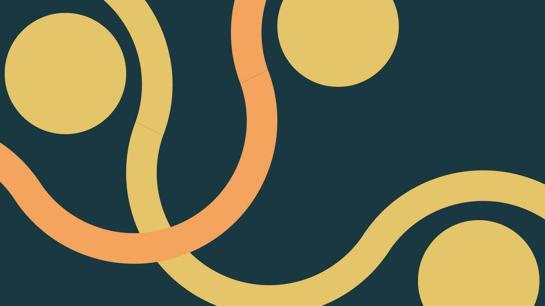 Abstract line art background in dark color vector