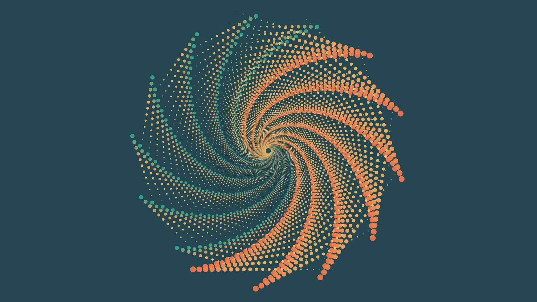 Abstract spiral vortex style background. vector
