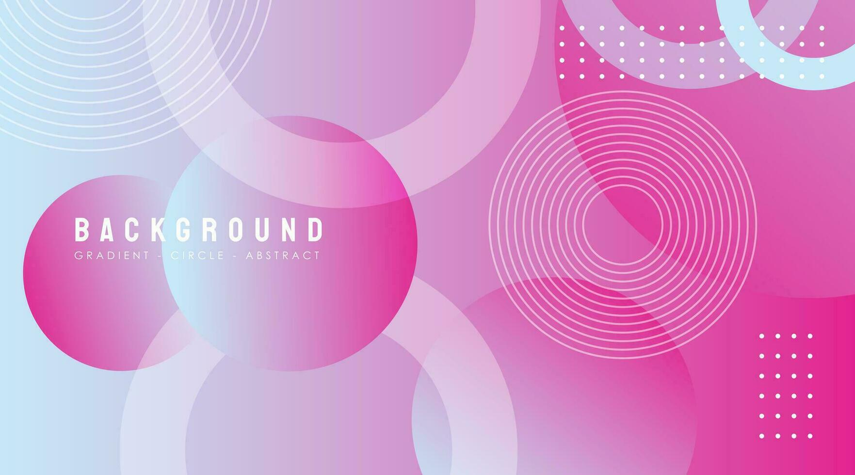 Vector Colorful Circle Gradient Background