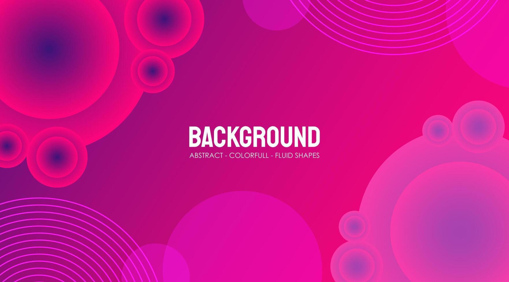 Fluid Colorful Geometric Background vector