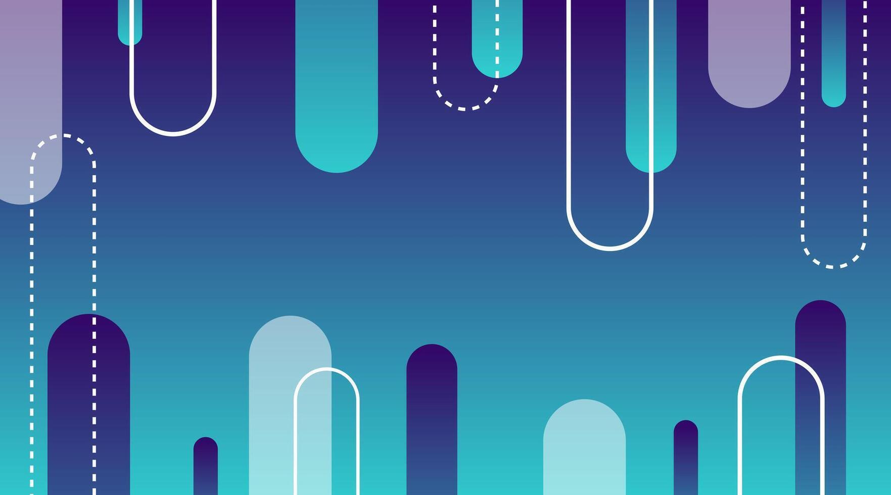 Vector Gradient Abstract Geometric Background Shapes Composition