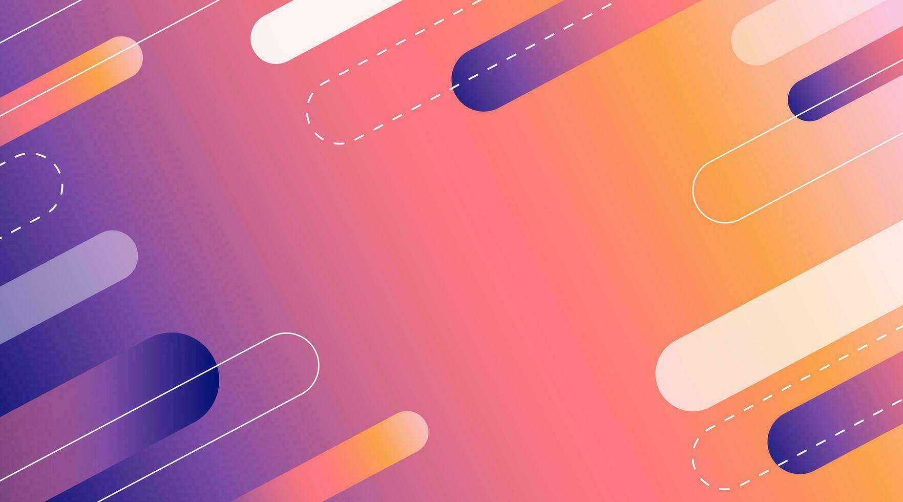 Vector Gradient Abstract Geometric Background Shapes Composition