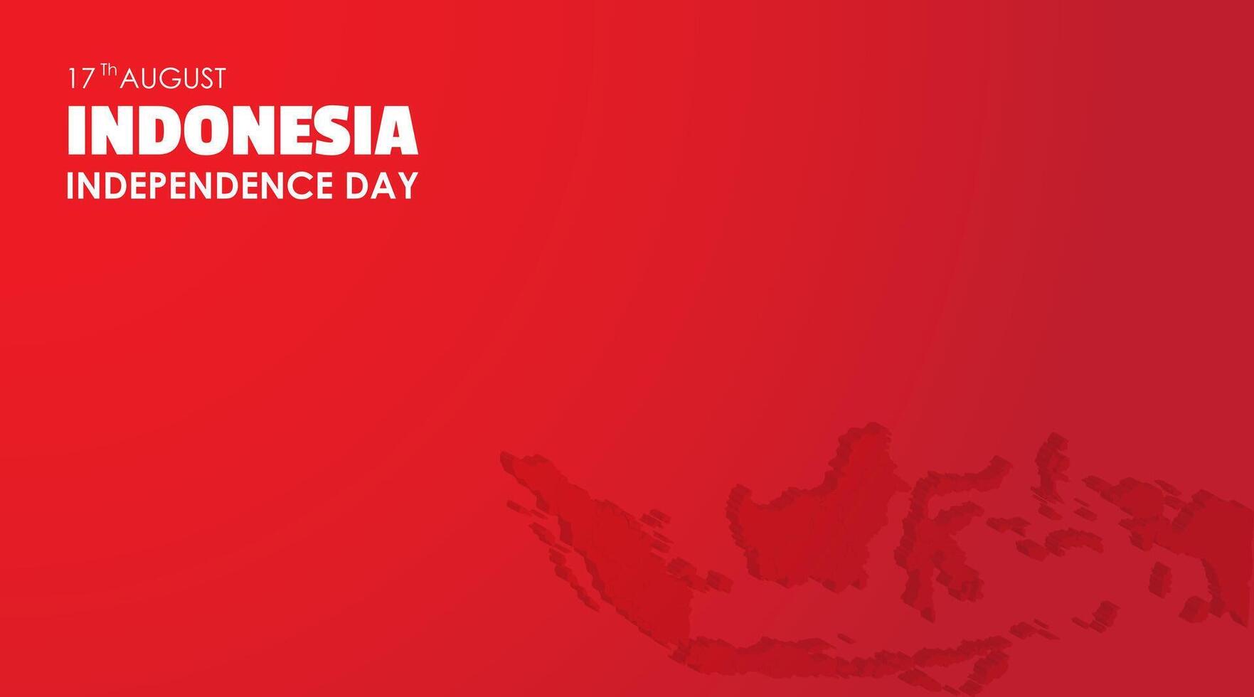 celebrando indonesio independencia día Copiar pegar antecedentes vector