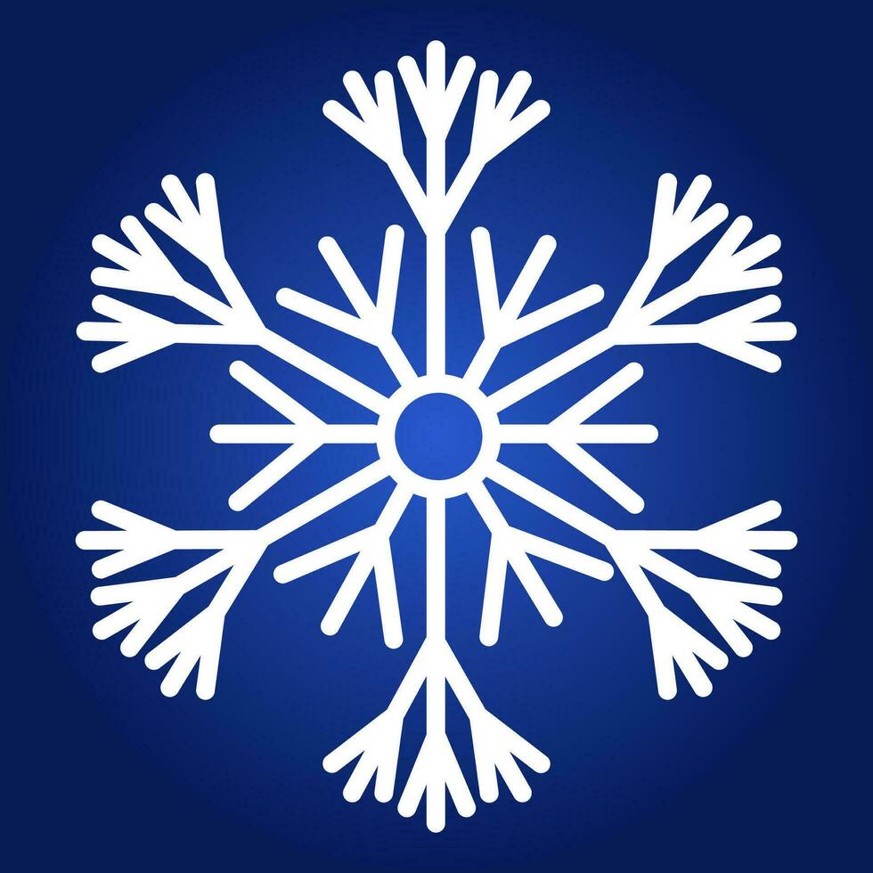 Set of beautiful snowflakes for cards, social media templates, decoration. Vector illustration