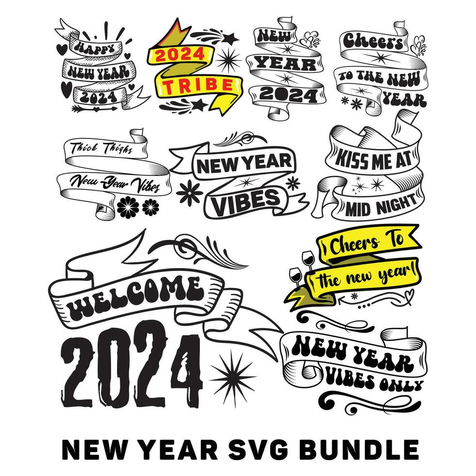 Happy new year white  t-shirt design vector