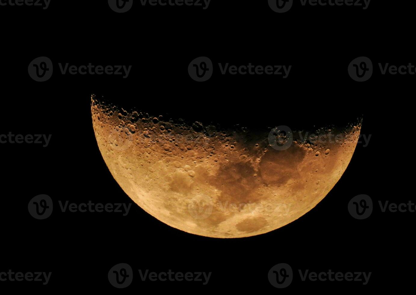 Phase of the yellow moon photo