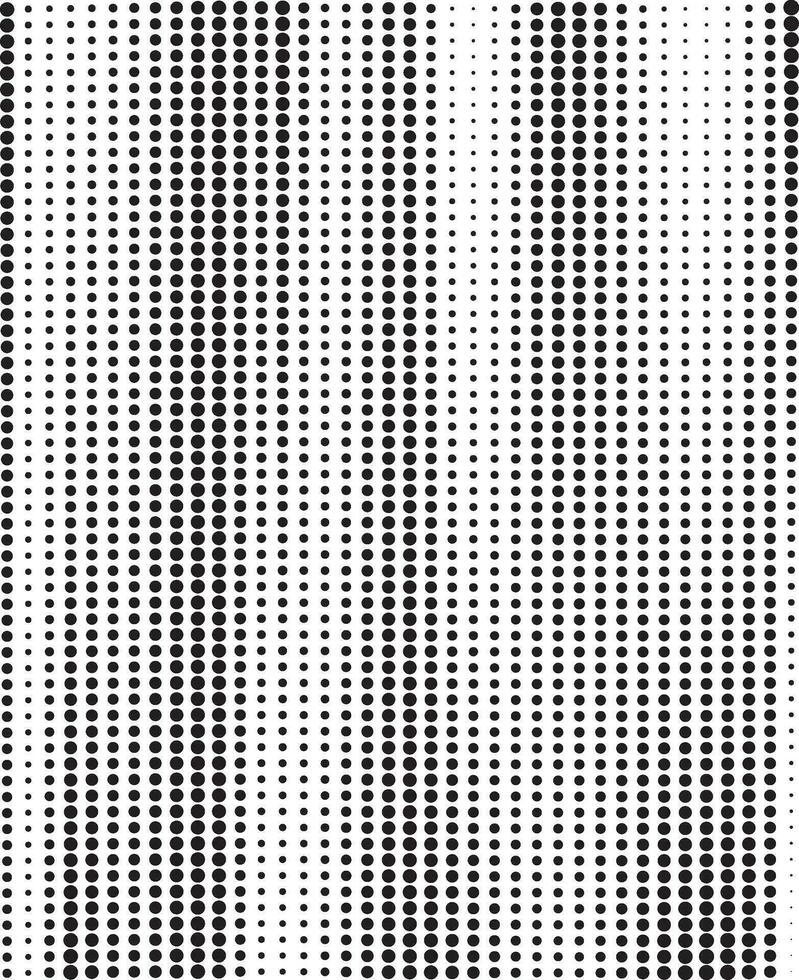 black and white Halftone dots. Halftone effect vector pattern. Circle dots isolated on the white background