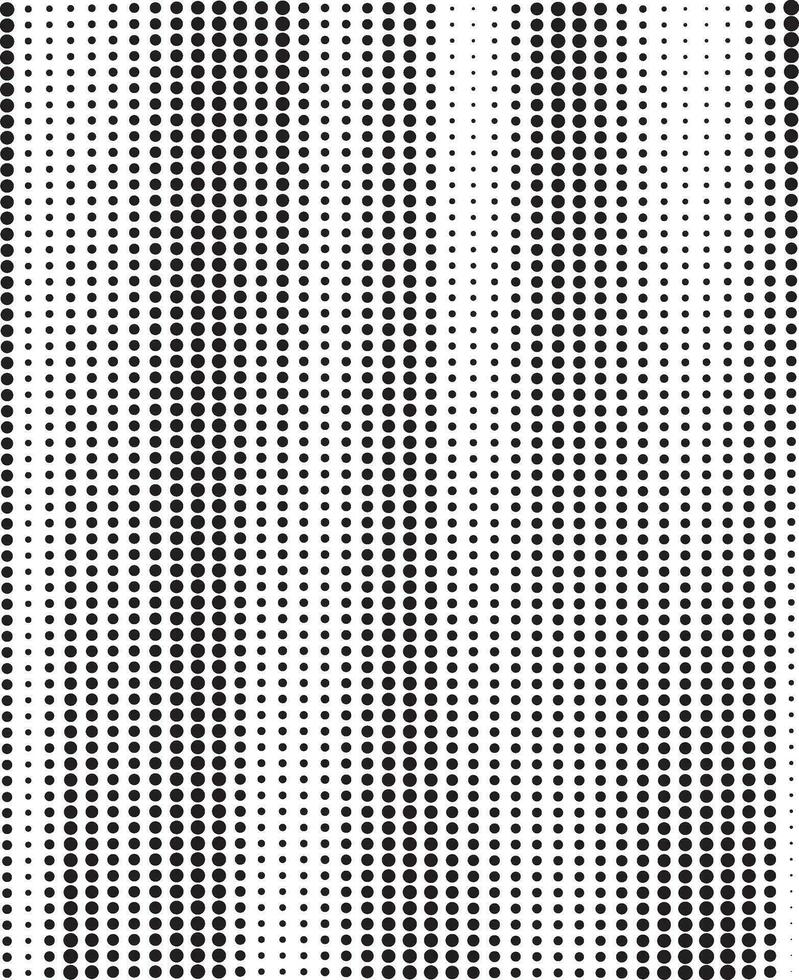 black and white Halftone dots. Halftone effect vector pattern. Circle dots isolated on the white background