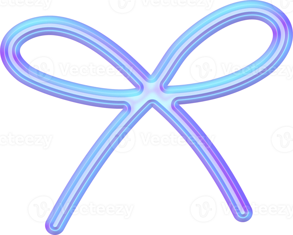 Y2k 3D bright hologram png