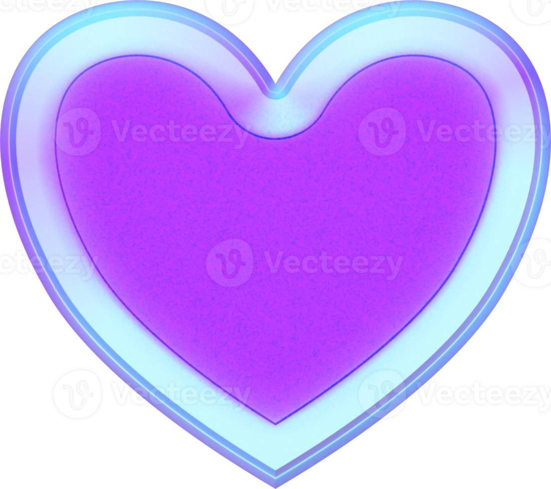 Y2k 3D bright hologram png