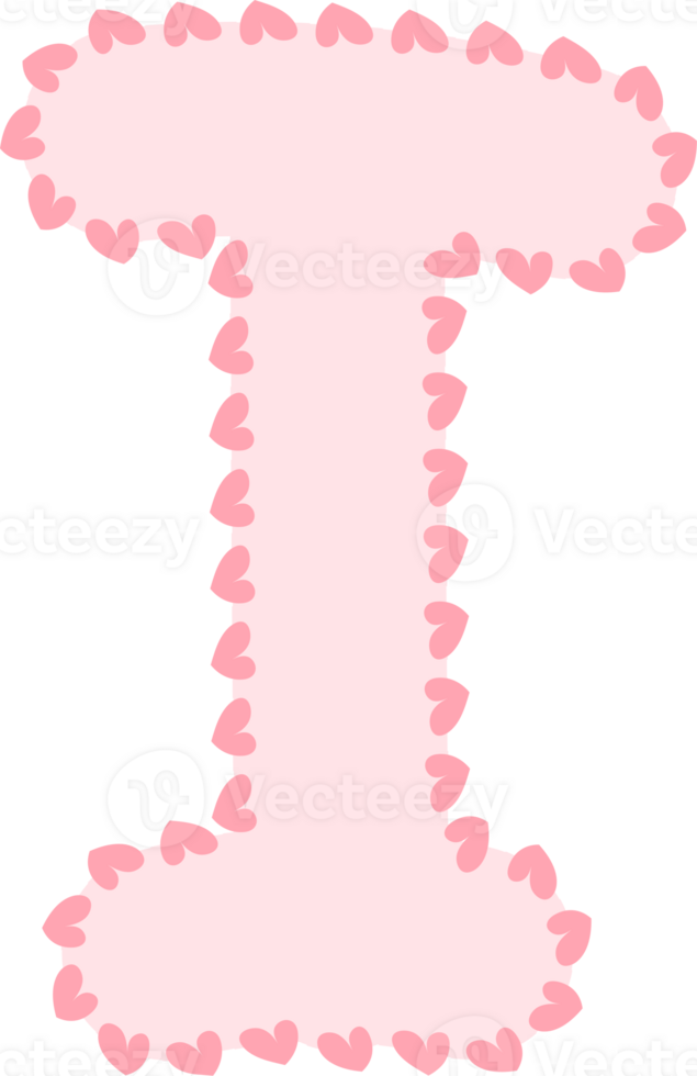 Alphabet pink letter, dotted line frame 34721587 PNG