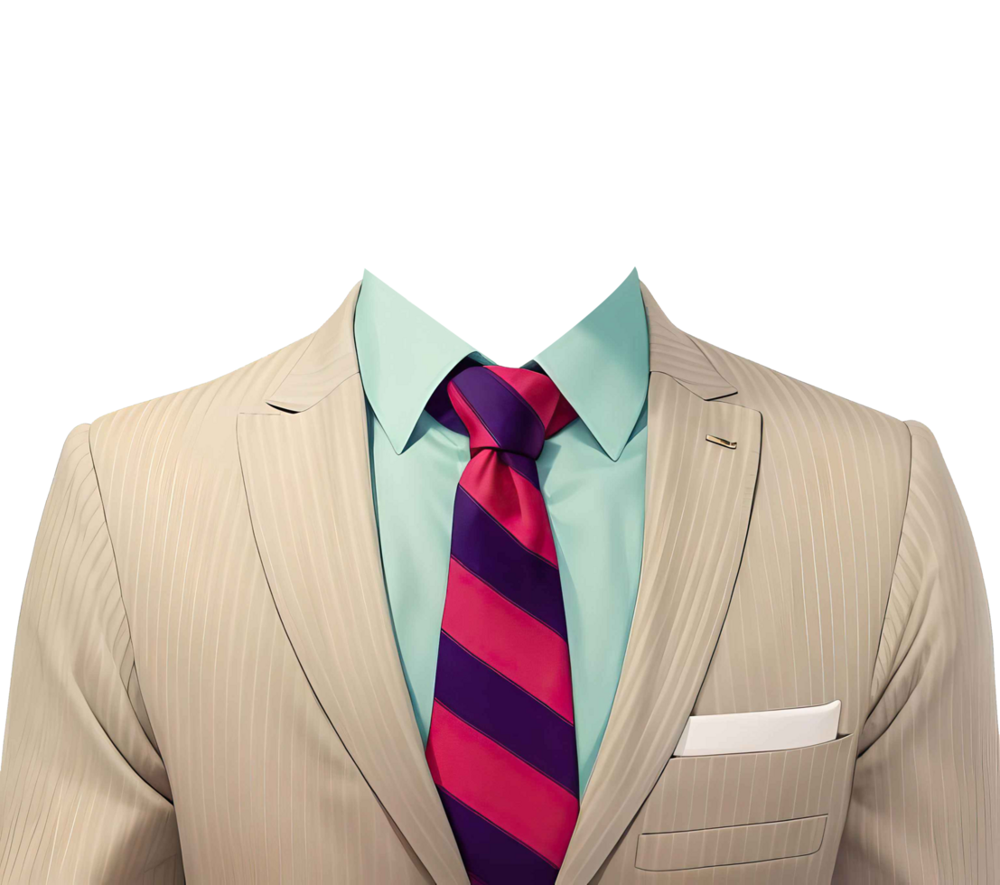 White Suit Blazer for boys. Art clothing design company by AI Generative png