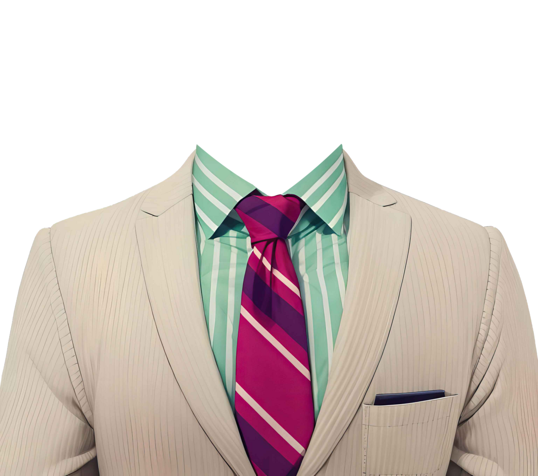 White Suit Blazer for boys. Art clothing design company by AI Generative png