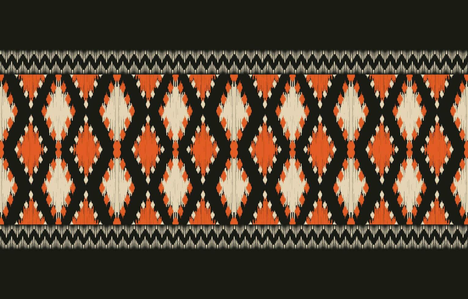 Ethnic abstract ikat art. Aztec ornament print. geometric ethnic pattern seamless  color oriental.  Design for background ,curtain, carpet, wallpaper, clothing, wrapping, Batik, vector illustration.