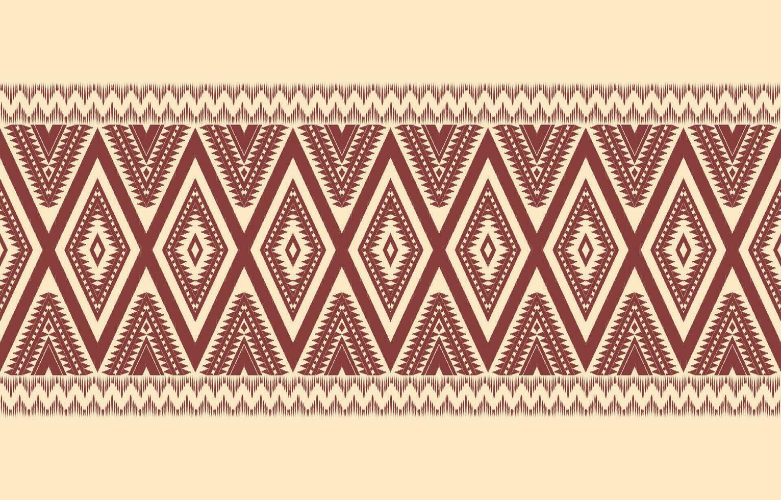 Ethnic abstract ikat art. Aztec ornament print. geometric ethnic pattern seamless  color oriental.  Design for background ,curtain, carpet, wallpaper, clothing, wrapping, Batik, vector illustration.