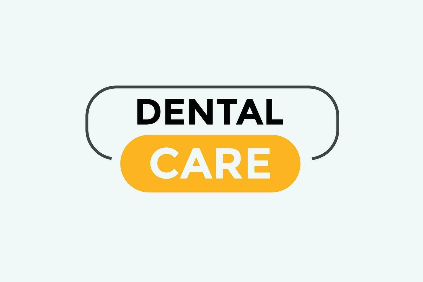 Dental care button web banner templates. Vector Illustration