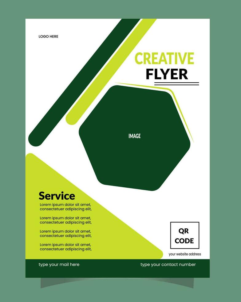 Web, flyer design, banner vector